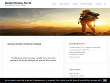 Tablet Screenshot of holiday-travel.biz
